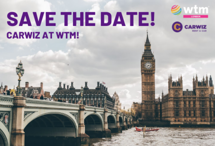 SAVE THE DATE: Η CARWIZ στην WTM στο Λονδίνο!
