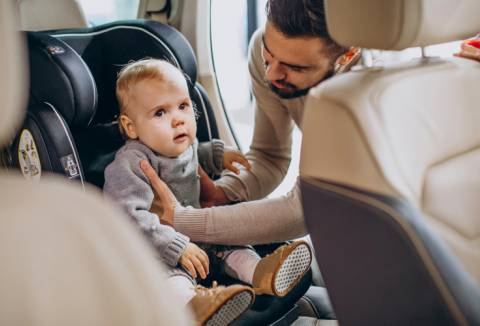 Rent a car with a child seat!