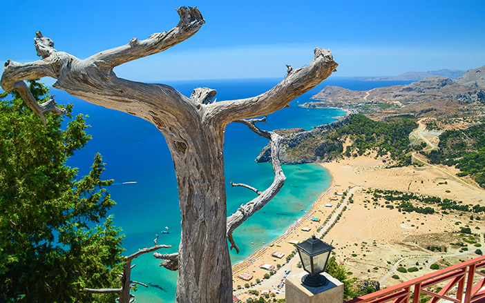 Rhodes history and beaches combination