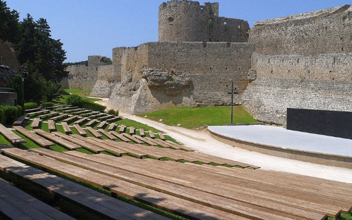 Medieval Moat Theater in Rhodes